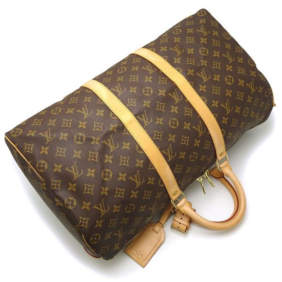 Louis Vuitton Monogram Keepall 50 Boston Bag Brown - Picture 3 of 7